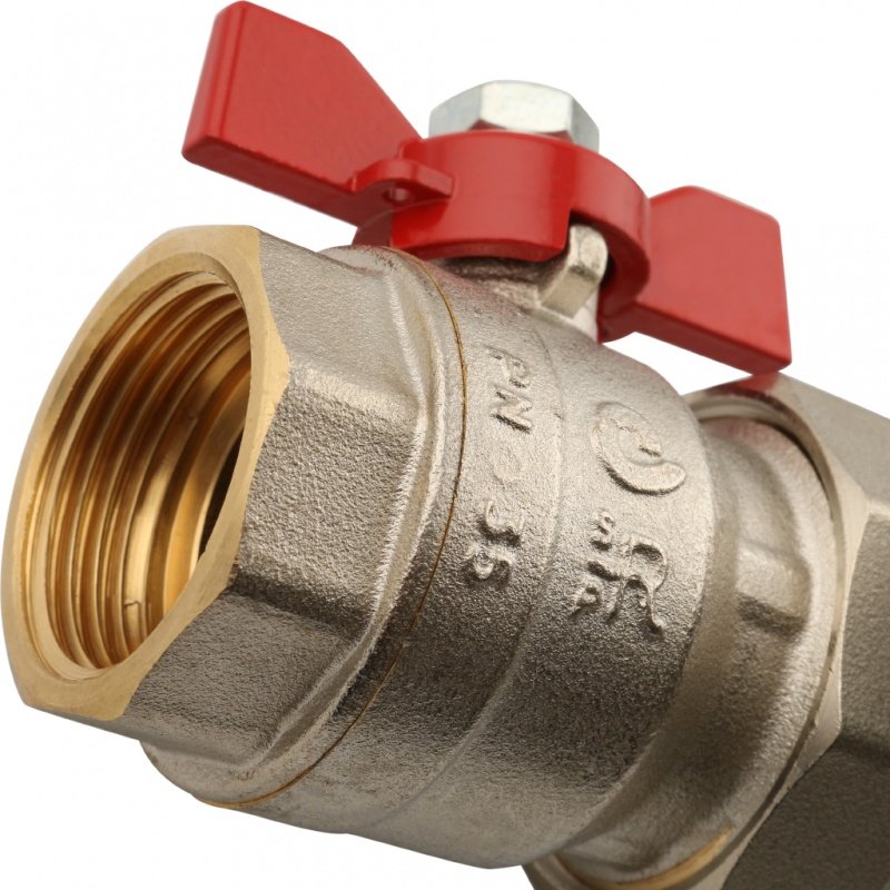 Коллектор из латуни на 7 вых. с расходомерами STOUT SMB0473000007 - Вид №4