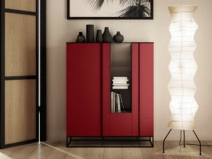 JESSE Буфет из лакированной древесины с распашными дверцами Tate