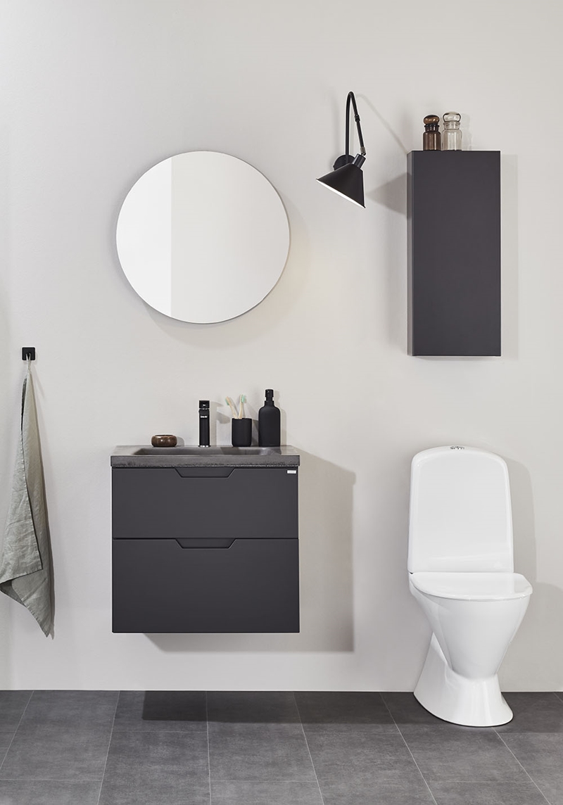 320154 Настенный Шкаф Flex City / Studio Antracit Noro  Антрацитовый Серый  - Вид №2