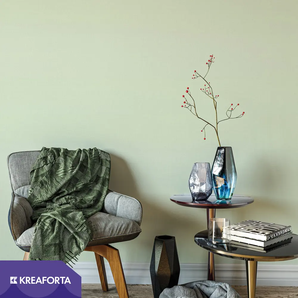 Обои флизелиновые Kreaforta Money зеленые 1.06 м KF72027-17 MoneyFlower STLM-2051611 - Вид №2