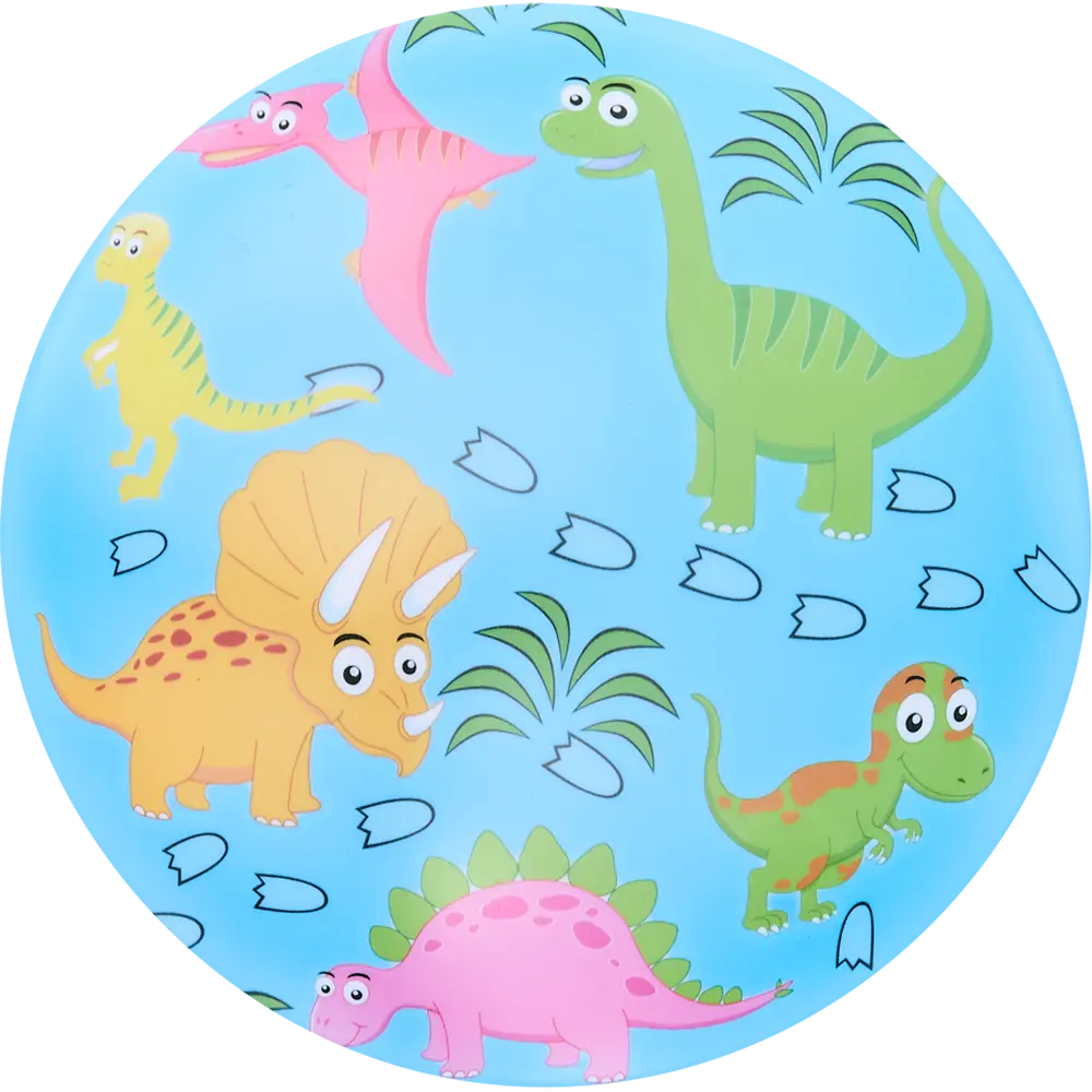 Светильник настенно-потолочный светодиодный Camelion LBS-7725 Динозаврики, 15 м², теплый белый свет STLM-2162310 - Вид №1