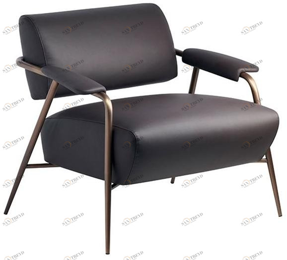 Potocco Кожаное кресло с подлокотниками Stay 909/pl