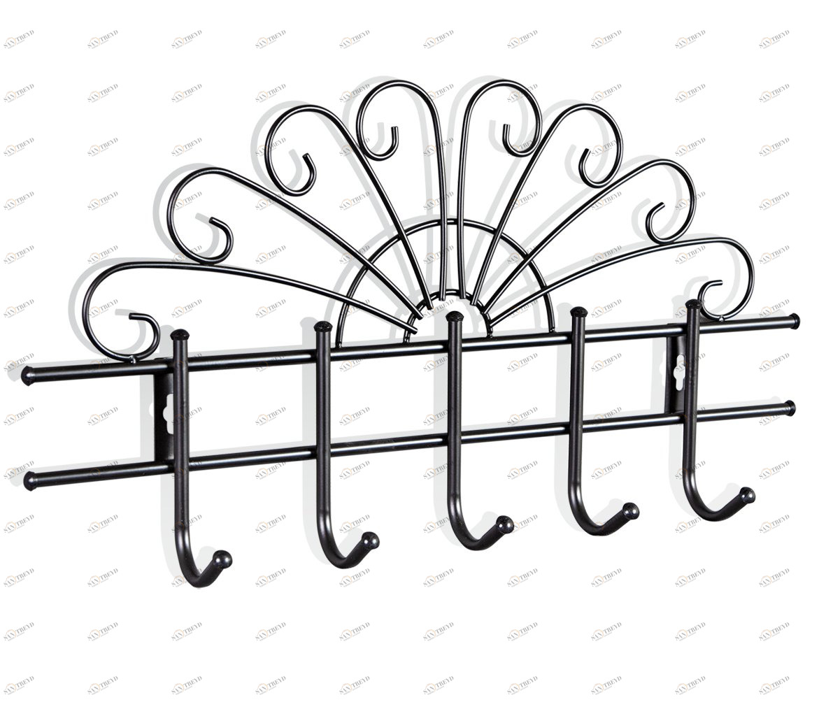 Вешалка Настенная Graciya Sharm SHEFFILTON ДИЗАЙНЕРСКИЕ 015064 Чёрный 