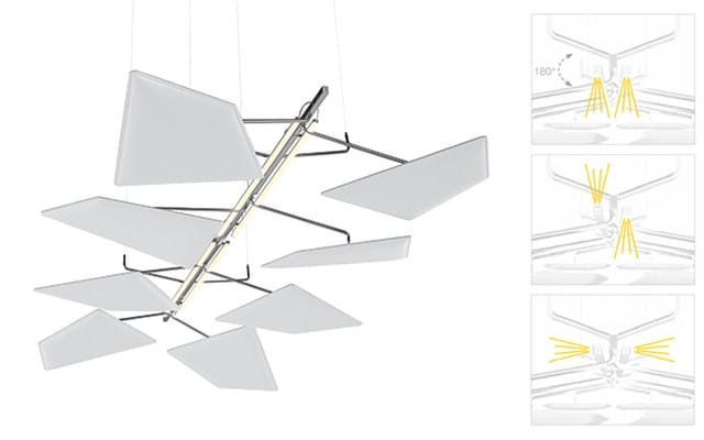 Акустическая подвесная панель из ткани Caimi Brevetti Snowsound Technology ARCH-00060744 - Вид №2