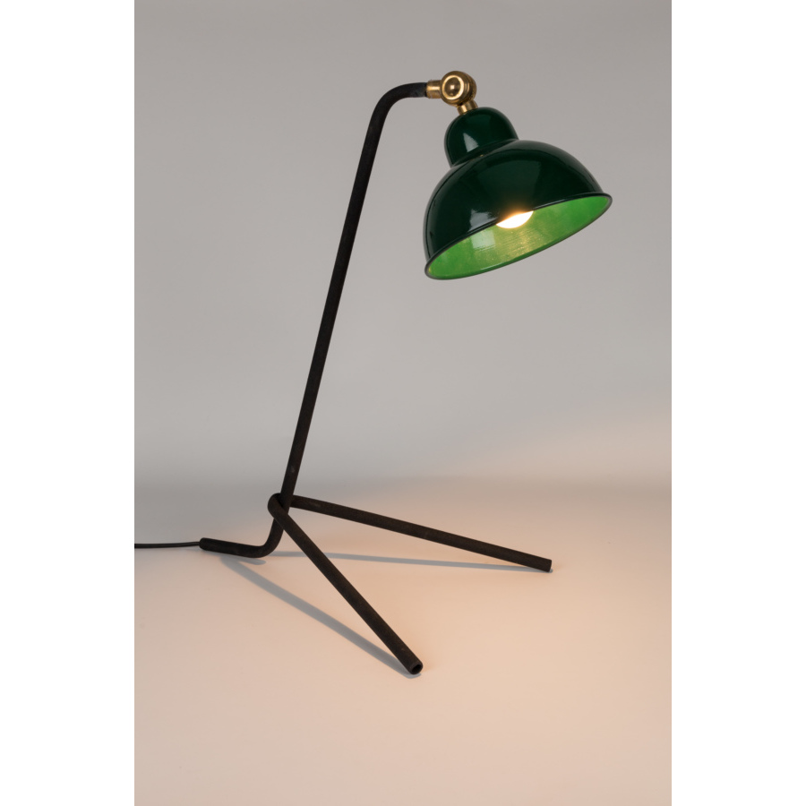 Лампа настольная Jock зеленая White Label Living 5200049 - Вид №2