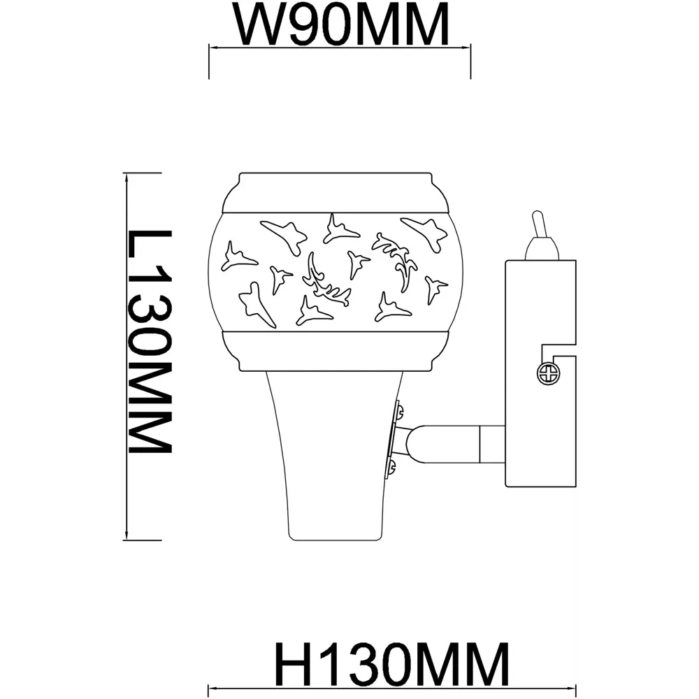 Спот поворотный Flora 1 лампа 2 м² цвет античная бронза Escada STLM-2105491 - Вид №8