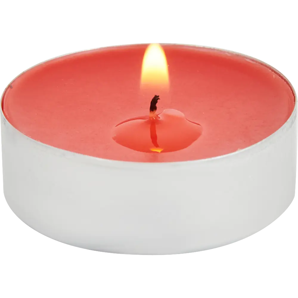 89369083 Набор чайных свечей ароматизированных Клюква красный 10 шт. STLM-0816777 Santreyd  - Вид №1