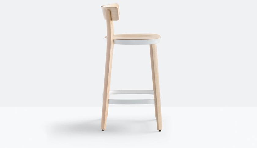 Pedrali Высокий табурет из ясеня со спинкой Folk 2936 - Вид №2