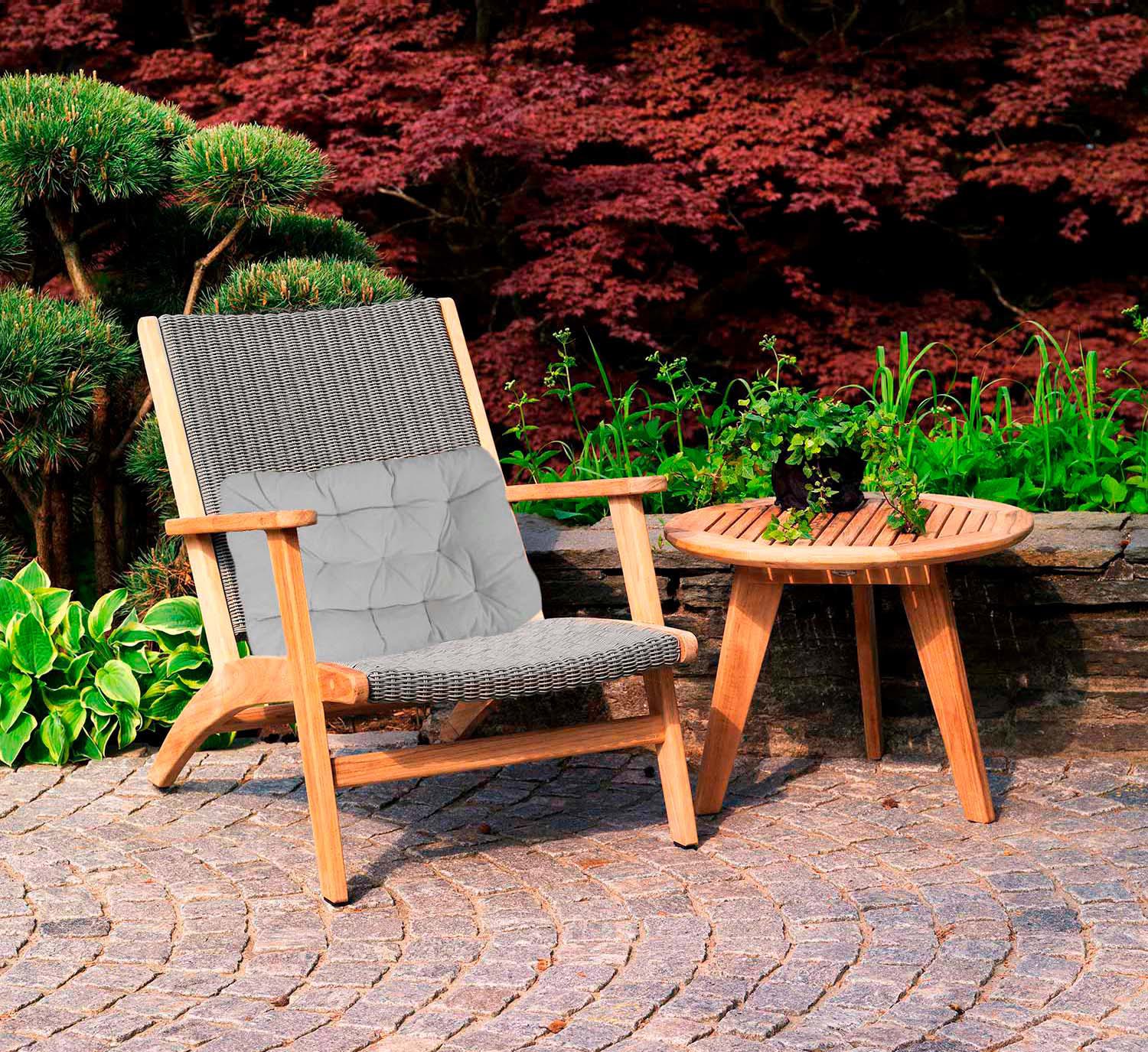 Подушка для садовой мебели LINEN WAY 62x44 см серый скандинавский стиль 85442298 STLM-0062807 - Вид №3