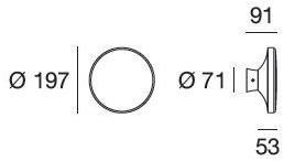 Linea Light Group Настенный светильник для улицы / потолочный светильник из поликарбоната Mywhite sun-id-1494640 - Вид №3