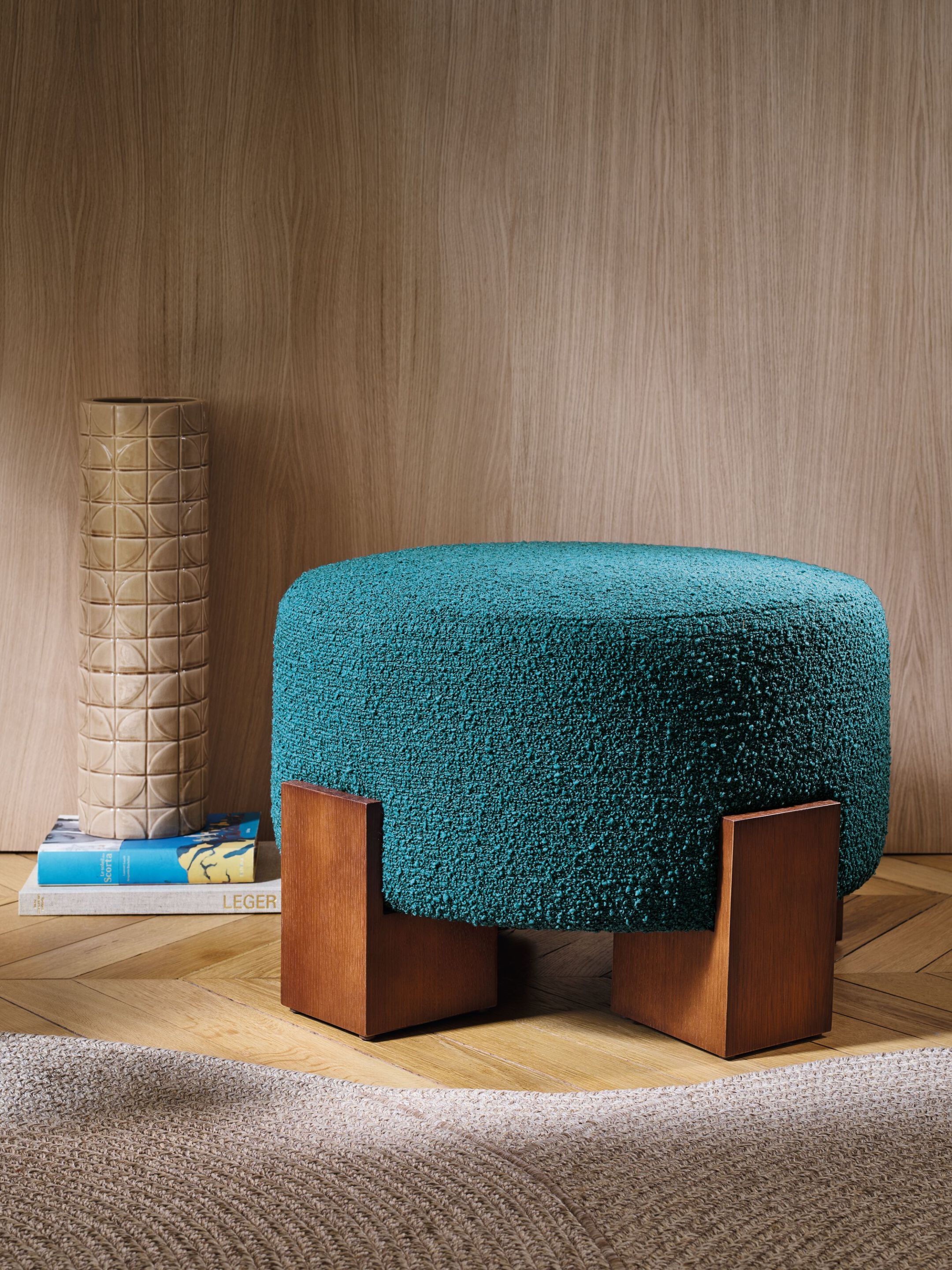 Полиэстер сплошной цвет моющиеся букле ткань Casamance Alpine ARCH-00073974 - Вид №1