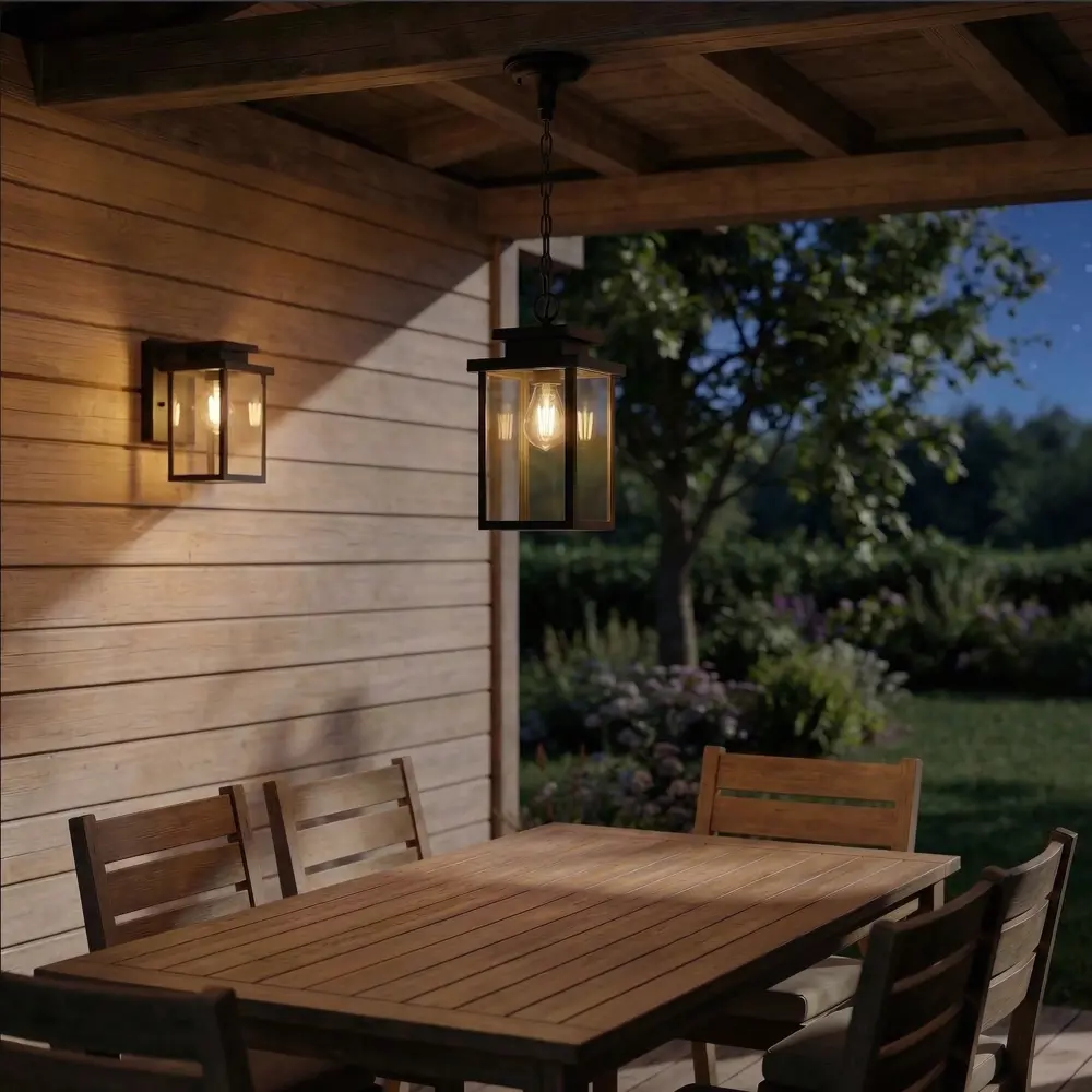 Светильник уличный настенный KREAFORTA Bulaon 60 Вт IP44 цвет черный STLM-2029652 - Вид №8