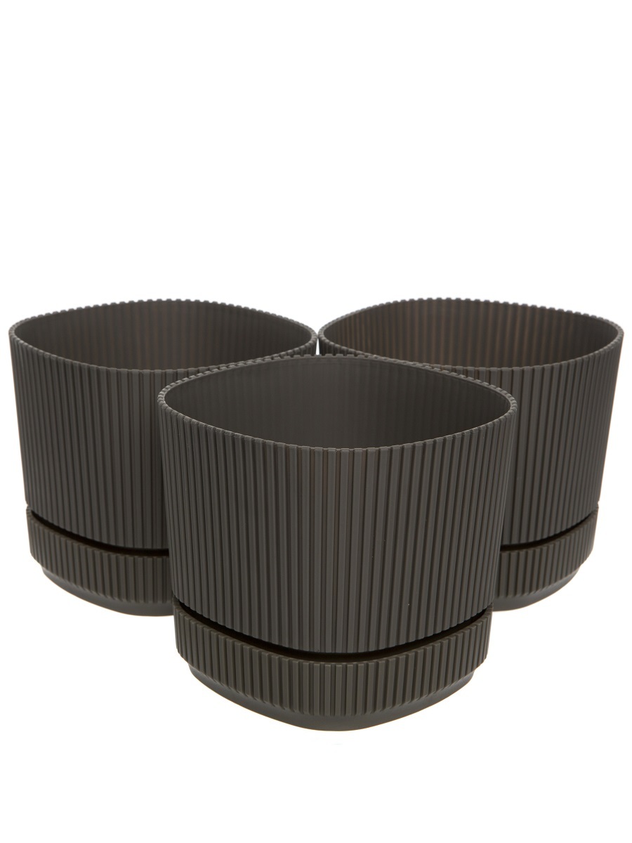 Горшок для цветов Milo 1.2L Brown NAVAKO 16133 - Вид №3