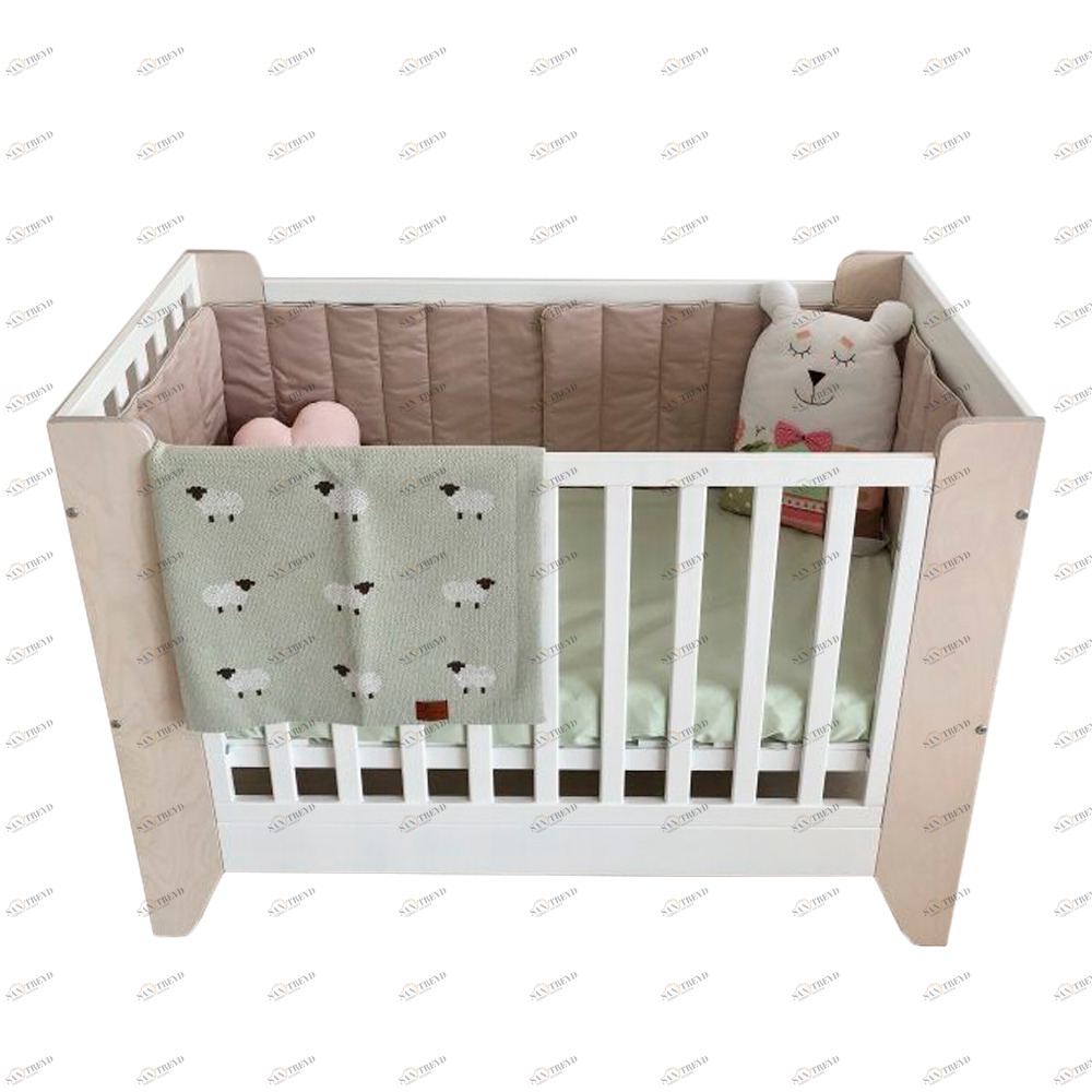 Кроватка детская Line белая ELLIPSE ELLIPSE LINE 351616 Белый;бежевый Santreyd 