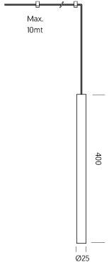 ONOK Lighting Светодиодный подвесной светильник на кабелях Tube sun-id-1385352 - Вид №4