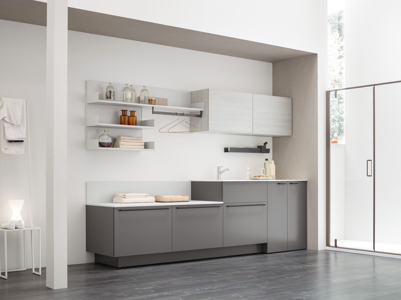 Деревянный шкаф для белья ARCOM I_WASH ARCH-00106678