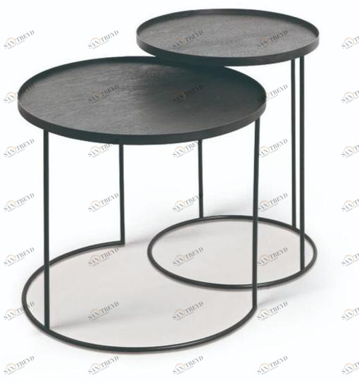 Ethnicraft Круглый рабочий стол из дерева  20721 