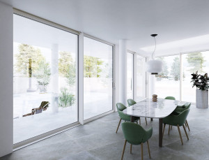 Алюминиевое раздвижное окно