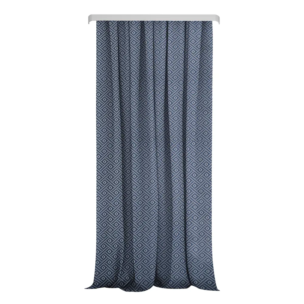 Штора на ленте Сканди 150x270 см цвет синий 89429985 STLM-2130679 Santreyd  - Вид №1