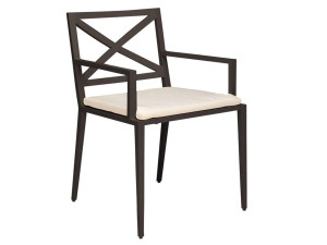 Алюминиевый стул с порошковым покрытием с подлокотниками