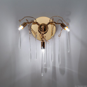 Frezia Light 1005/3 AB золотое бра с 9 подвесками