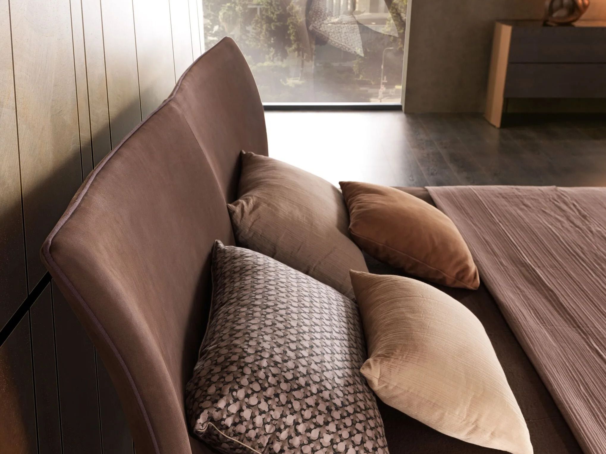 Двуспальная кровать из ткани MisuraEmme MARGARETH ARCH-00097092 - Вид №1