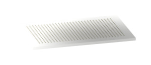 полувстраиваемая душевая лейка с дождевой струей WE ARE IB av520bo Matt White Aqua