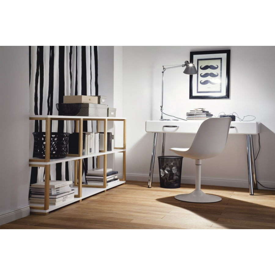 Стеллаж Tenzo Art, 80x178x36, дуб, белый 2332001 - Вид №1