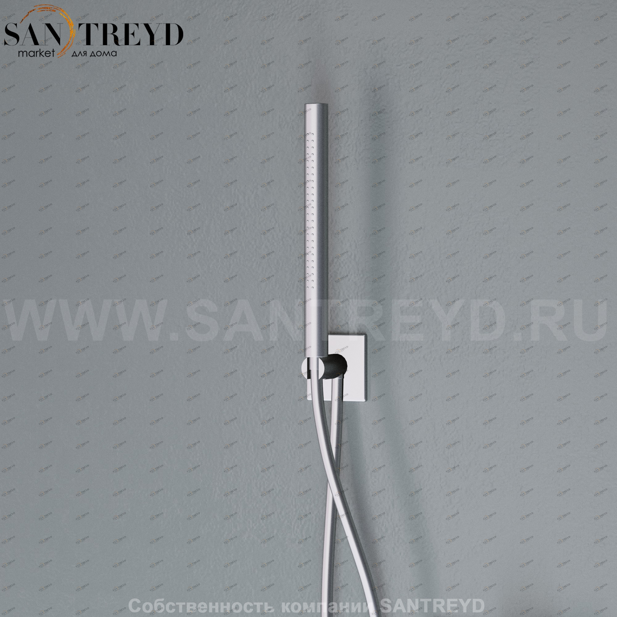 Effegibi FEELGOOD.2 Ручной душ хромированный сатин CH55000078 FEEL GOOD