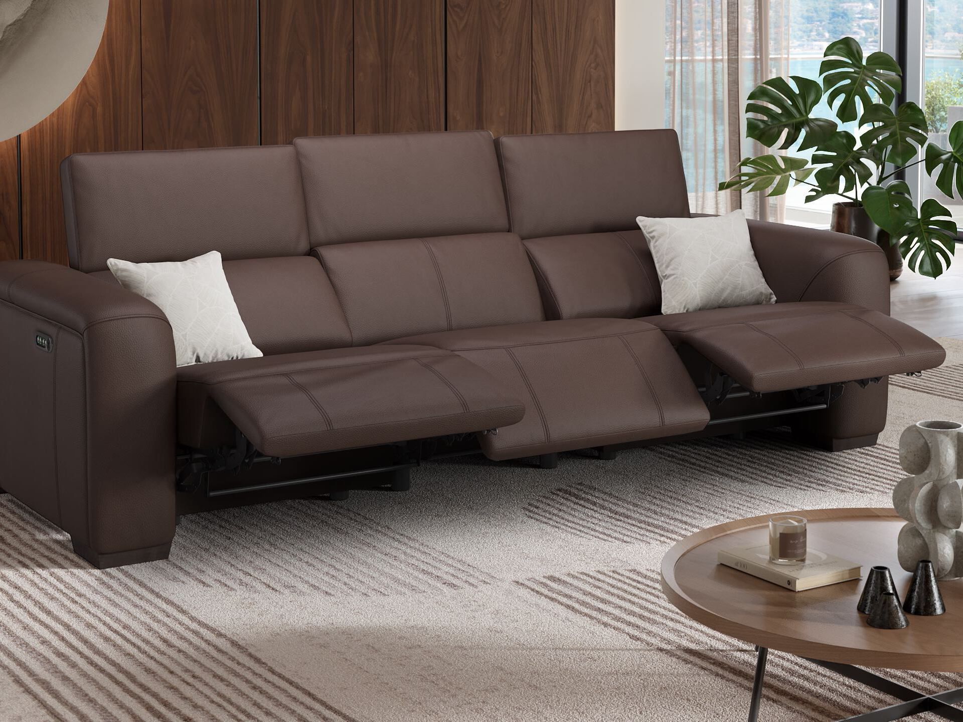 3-местный кожаный диван Sofanella Сорренто ARCH-00099745 - Вид №4