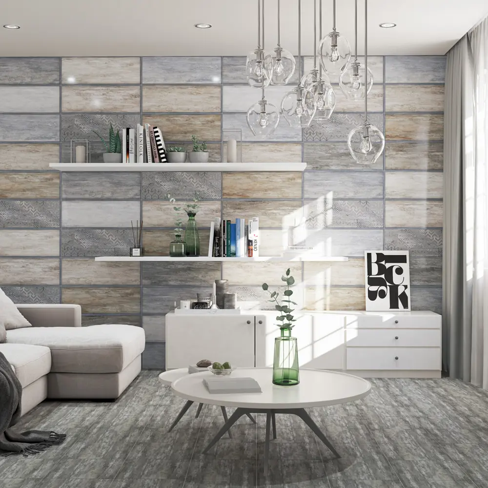 Плитка настенная Old Tjikko 25.1x70.9 см 1.25 м² цвет серо-коричневый Santreyd STLM-2056837 - Вид №2