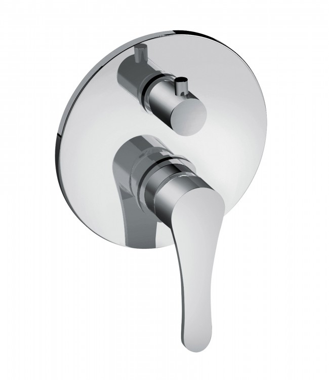 14519 / 3PR Встроенный смеситель с механическим переключателем на 3 направления. Bongio O’Clock 14519/3PR