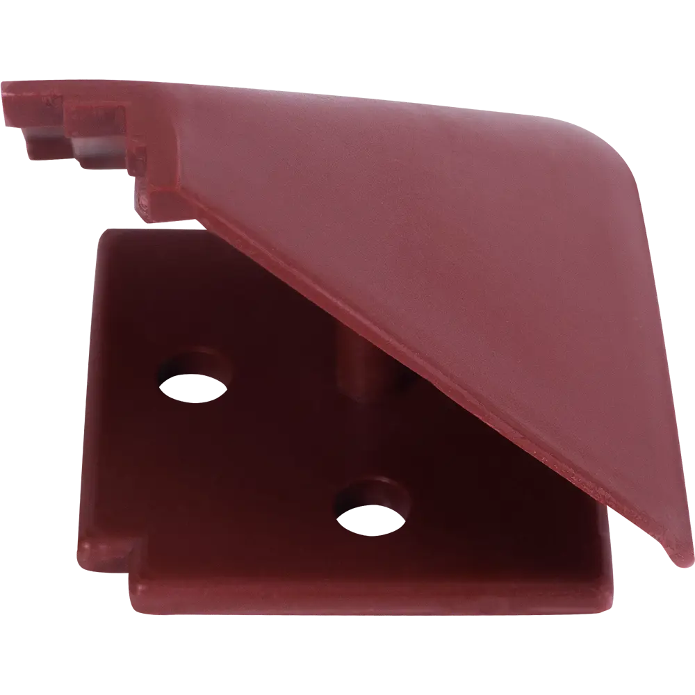 Заглушки к плинтусу ПВХ цвет коричневый 6 шт Santreyd STLM-2211251 - Вид №2