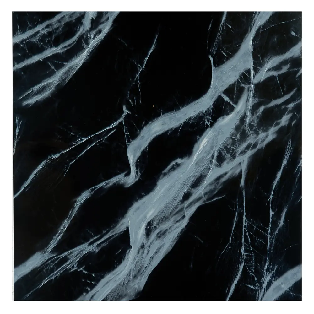LAKO DECOR Стеновая панель ПВХ Мрамор Сарда черная глянцевая 3х0.6 м 89415801 STLM-1569008