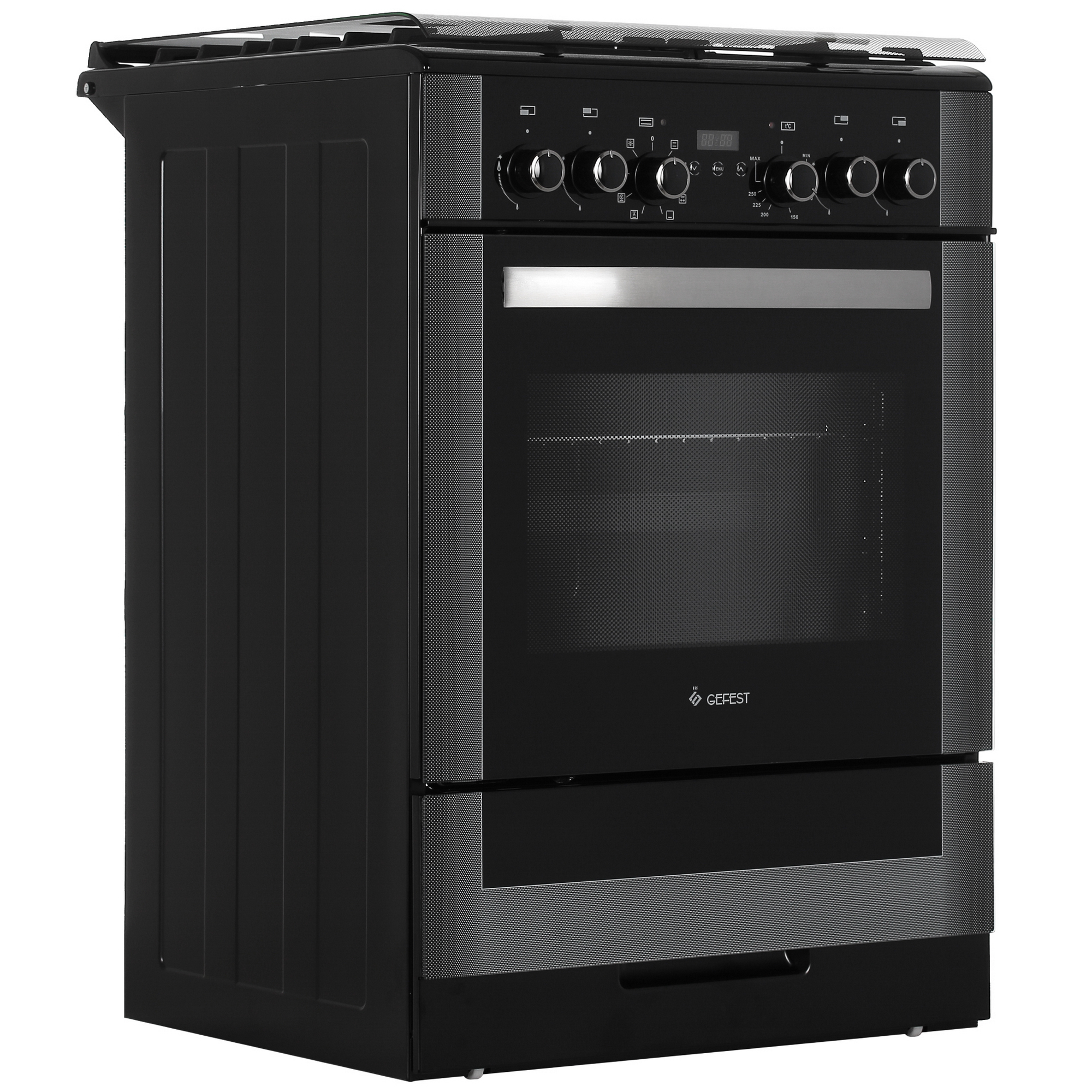 9905002 Комбинированная плита Gefest ПГЭ 6302-04 0046 черный STDN-0068740 - Вид №1