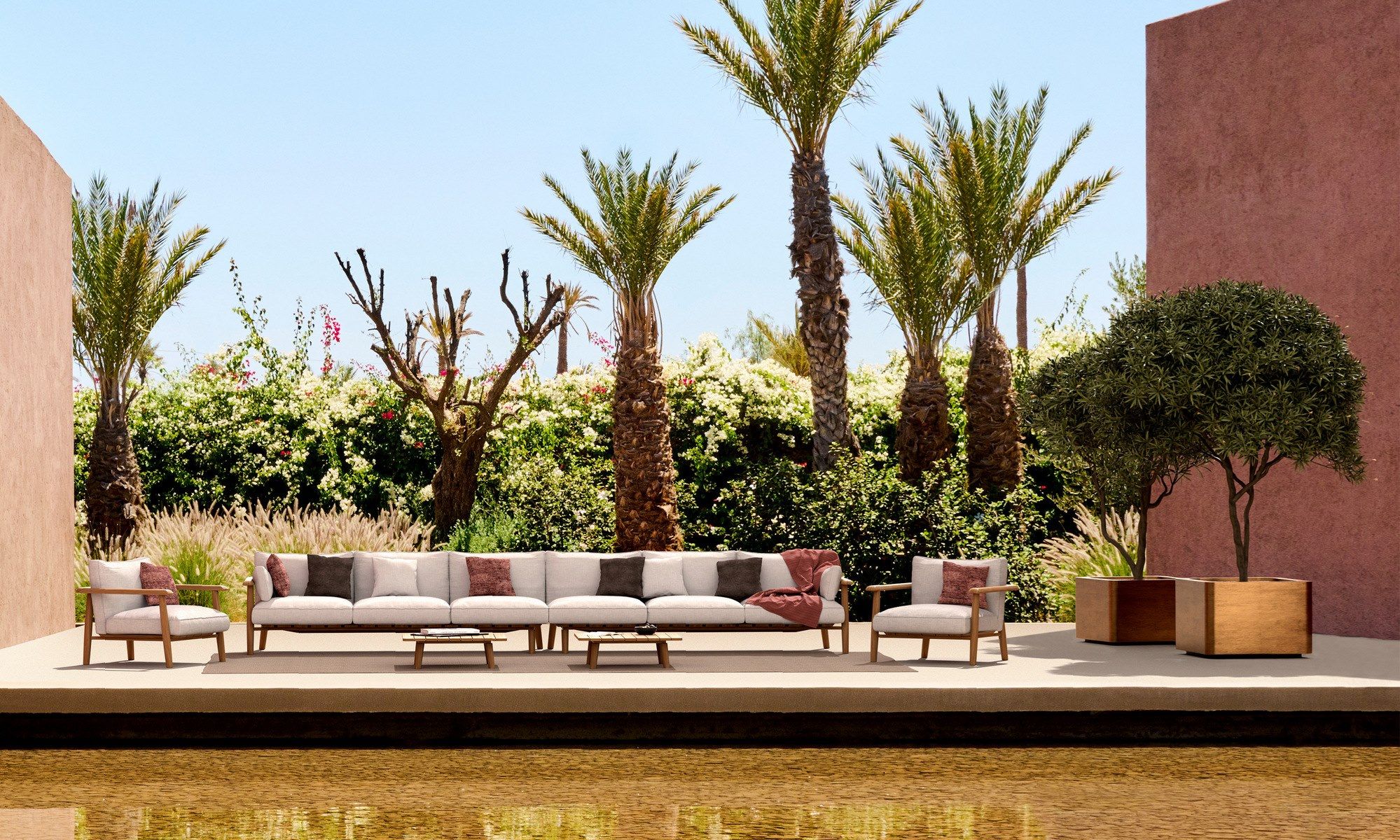 Квадратная латунная плантатор Royal Botania Купрум ARCH-00091093 - Вид №4