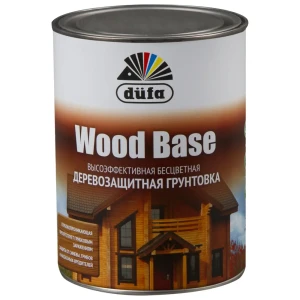 Грунтовка по дереву с биоцидом Wood Base 1 л бесцветная 18552305 STLM-2107065