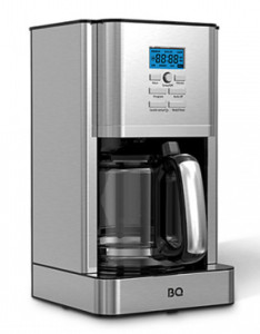 9116147 Кофеварка капельная BQ CM1004 Steel-black серебристый
