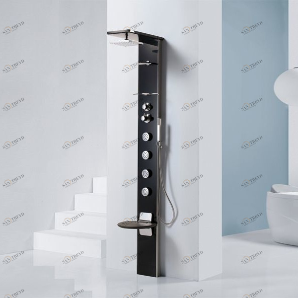 Душевая колонна термостатическая CASCATA 3 Novellini CASCATA черная CASC3VTH