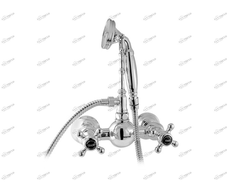 035019.N00.00 Смеситель для душа с черным фарфором Золото 24К Mestre RETRO