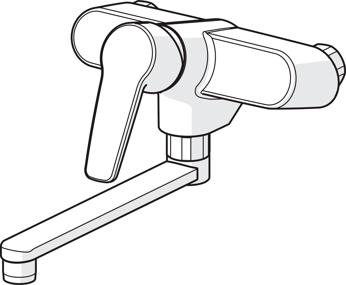 Oras 3937 Смеситель для кухни 3937 Saga Хром  - Вид №2