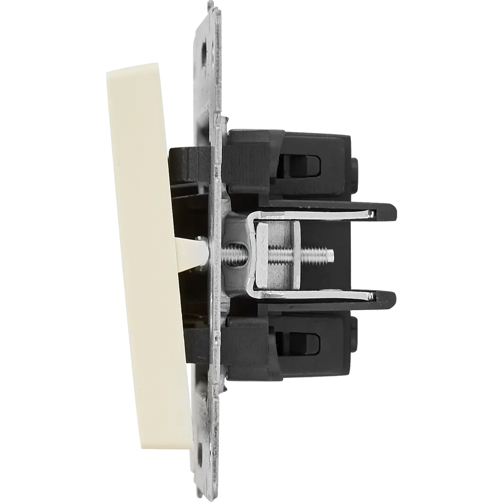 Выключатель IEK Brite одноклавишный с подсветкой, бежевый матовый 87761695 STLM-1112968 - Вид №3