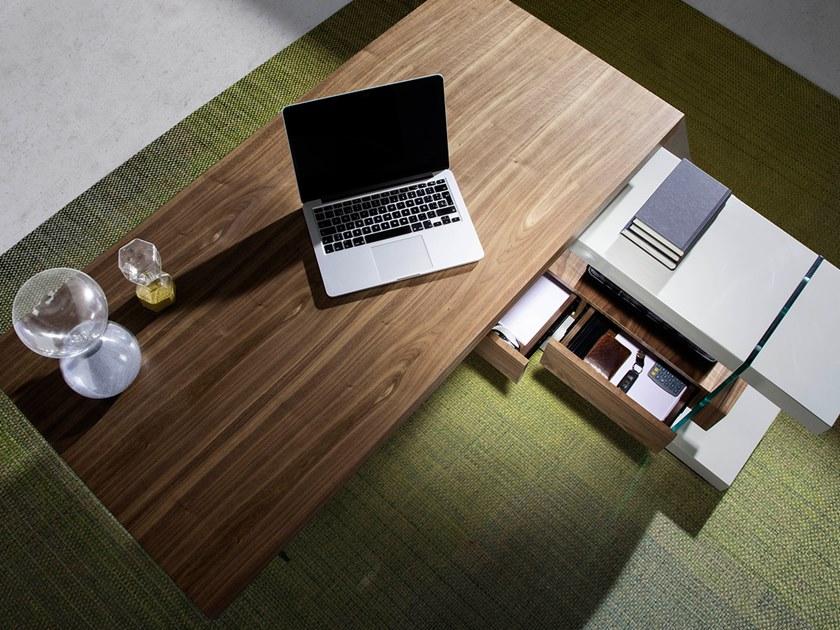 Angel Cerdá Угловой стол из дерева и стекла Nature life 3003 Angel Cerda - Вид №4