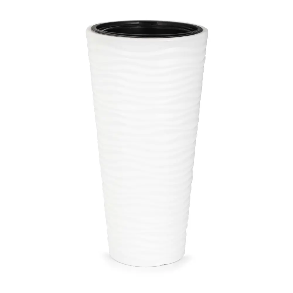 Кашпо Оазис ø29 h57.5 см v25 л пластик белый Santreyd STLM-2128601