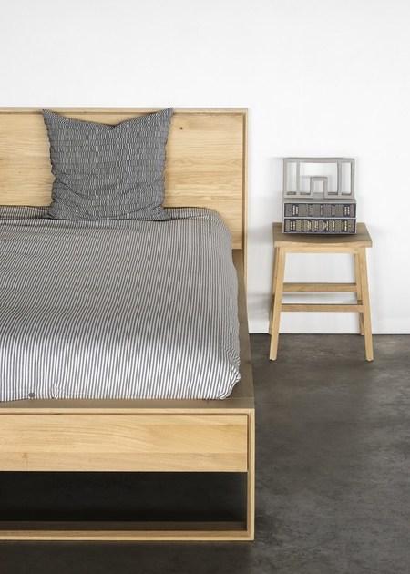 Ethnicraft Двуспальная кровать из дуба Oak nordic sun-id-1412335 - Вид №3