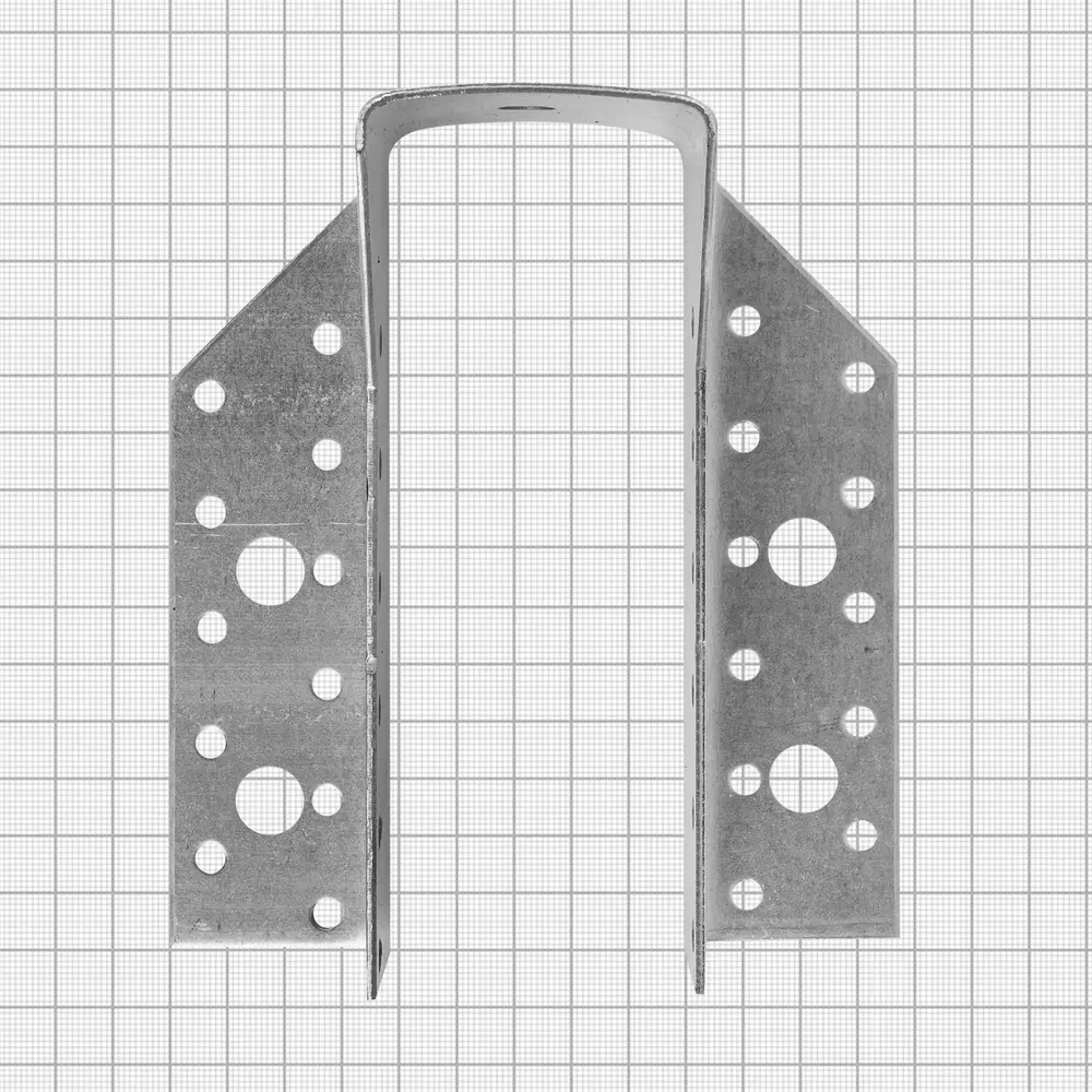 Опора бруса раскрытая OBR R 50x140x1.8 мм 83861171 STLM-2011382 Santreyd  - Вид №3