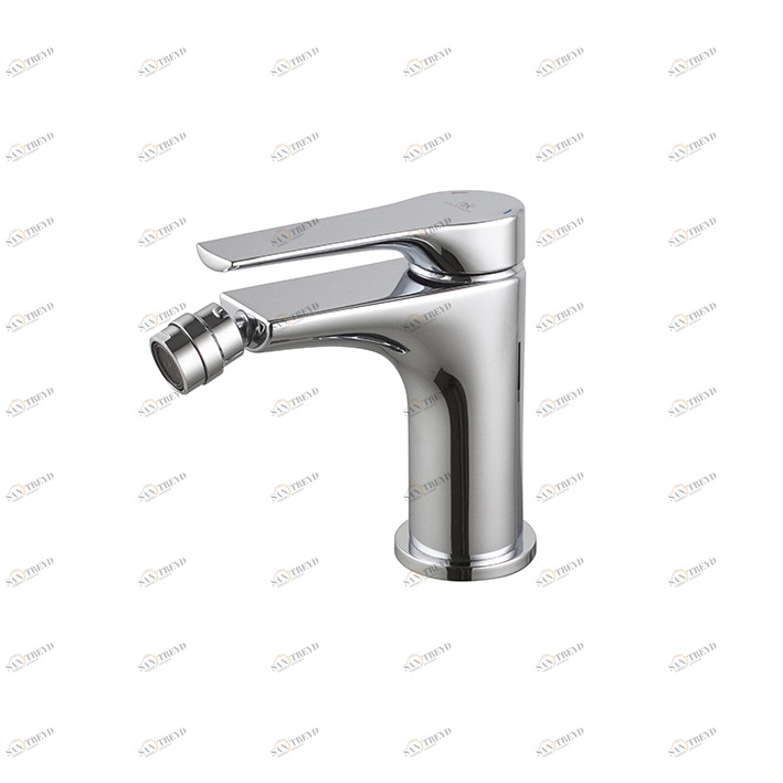 Смеситель для биде, однорычажный, 3/8 дюйма. Керамический картридж Ø35 мм. Длина шлангов 390 мм. Без съемного сливного набора 1 1/4 ”. Аэратор «Плюс». Скорость потока 6 л / мин. при 3 барах.  Curve NOKEN 100258776  CHROME 