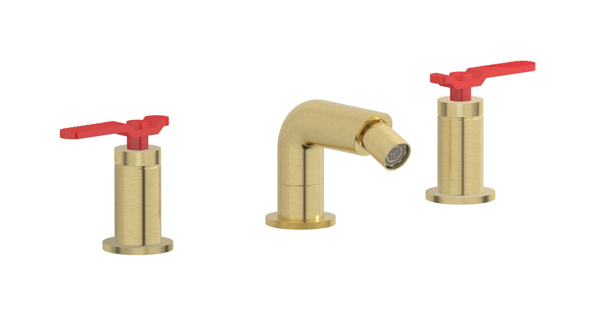 Смеситель для биде с 3 отверстиями для пола с автоматическим сливом IB Bold ARCH-00097351 - Вид №7