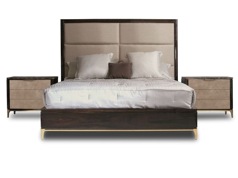 Деревянная кровать с мягким изголовьем Hurtado Evolution ARCH-00123796