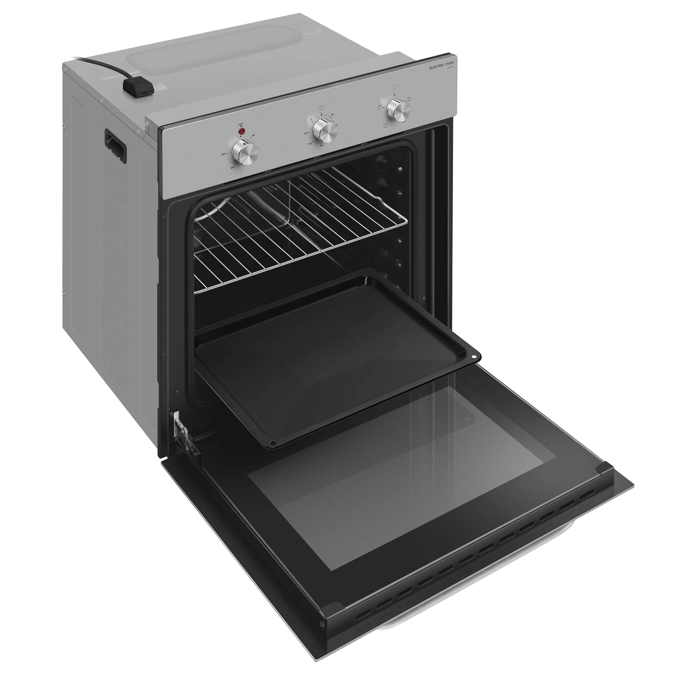 9168827 Электрический духовой шкаф Meferi MEO604IX LIGHT серебристый STDN-0025274 - Вид №4